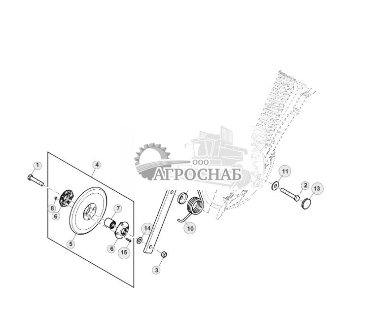 Arm  Press Wheel, Seed Opener, LH Illustrated (780101 - ) - ST935651 176.jpg
